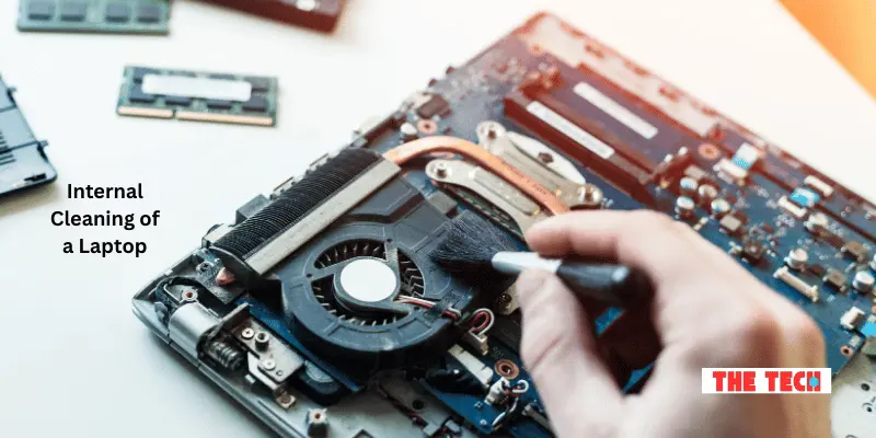 Internal Cleaning of a Laptop